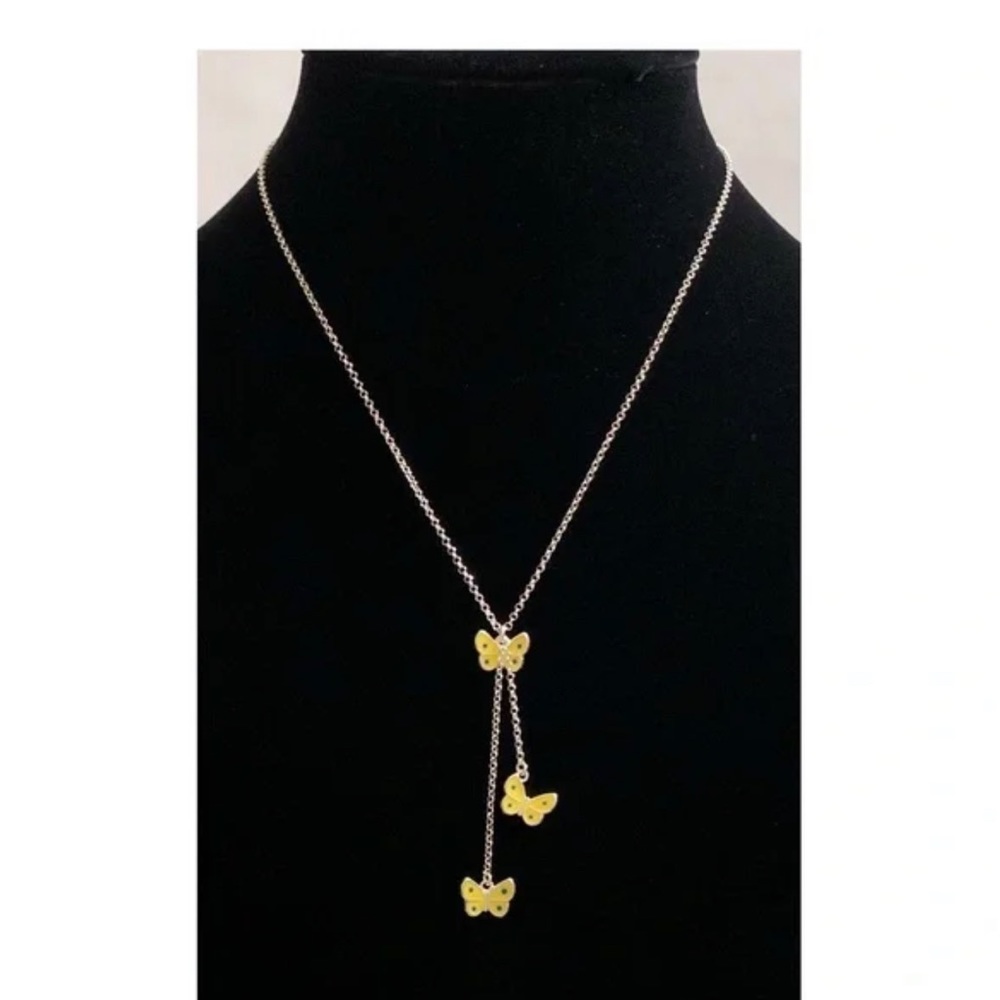 NWT Sterling Silver Butterfly Necklace